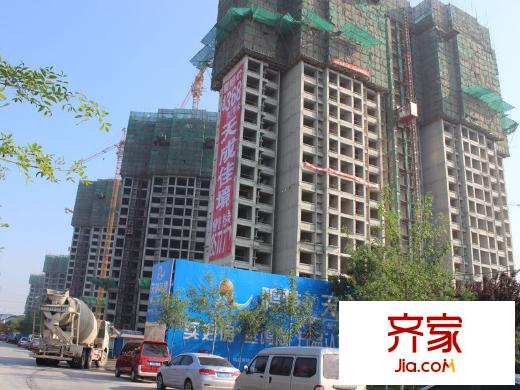 天成佳境外景圖項(xiàng)目外景-施工進(jìn)度（2014.6）