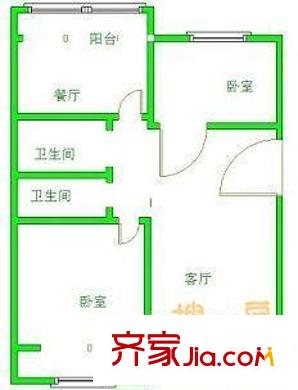 翠松苑戶型圖2 