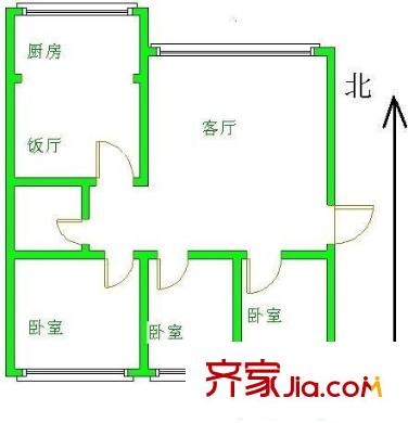 文精里 3室 戶型圖