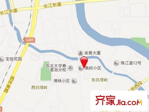 美嶺小區(qū)交通圖