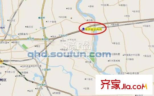 維多利亞海灣交通圖區(qū)位圖