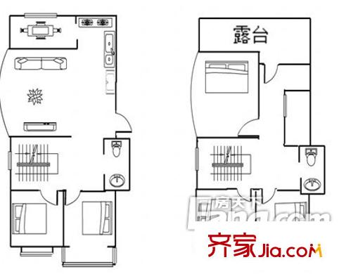 大秦世家 戶型圖 4居