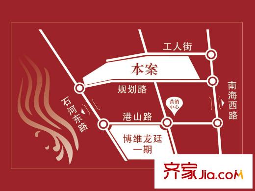 博維水映華廷區(qū)位圖