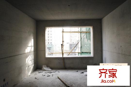 湯河銘筑114平三居戶型客廳實拍（2015.11.23）