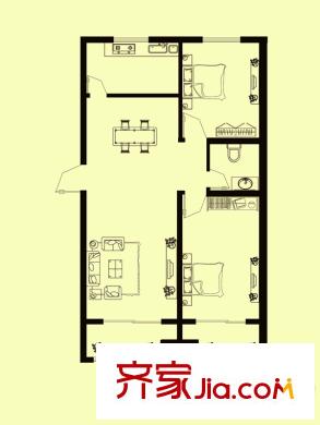 宏程華庭G1 2室1廳1衛(wèi)1廚