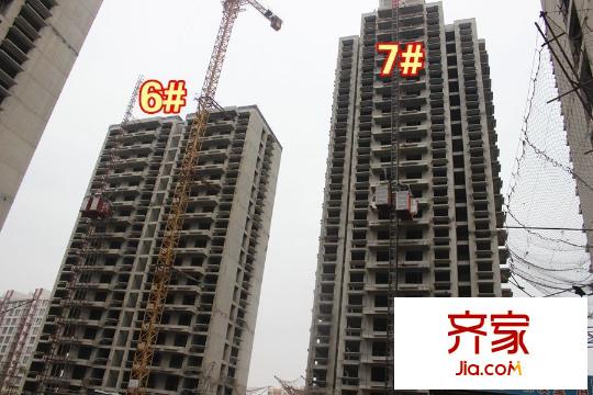 秀蓮小鎮(zhèn)6#7#工程進度（2015.04.01）