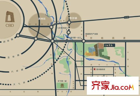 榮盛?白鷺島區(qū)位圖