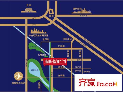 康城?瑞河蘭喬區(qū)位圖