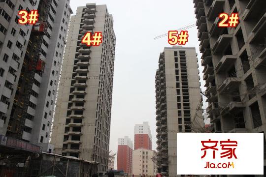 秀蓮小鎮(zhèn)2#-5#工程進度（2015.04.01）