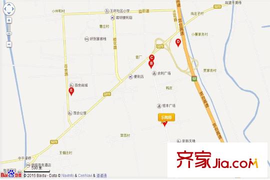 樂陶郡交通坐標(biāo)圖