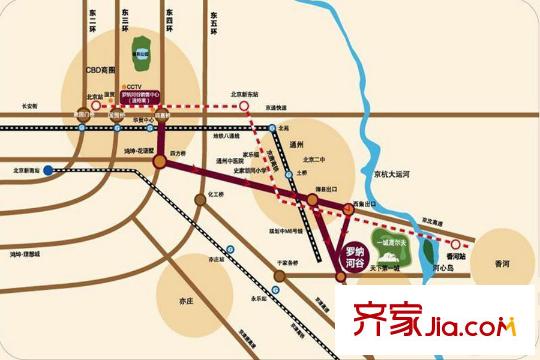 鴻坤羅納河谷小區(qū)區(qū)位圖