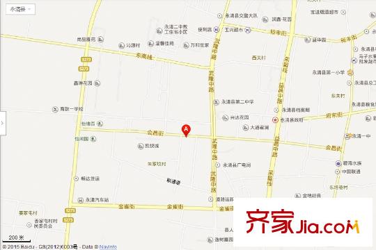泓盛名園交通坐標(biāo)圖
