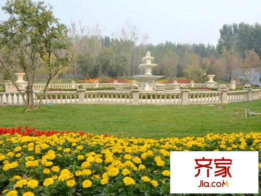 帕克先生售樓處園林實(shí)景（2014.6.15）