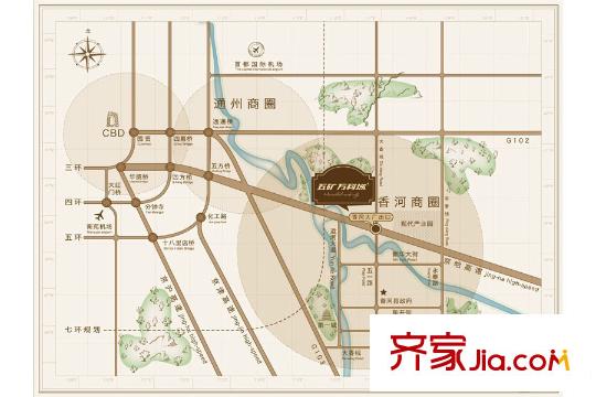 五礦萬科城項目區(qū)位圖