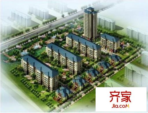 宸陽島小區(qū)外景圖鳥瞰圖