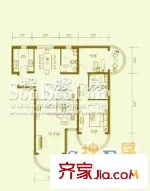 天闊花園戶型圖A6戶型 