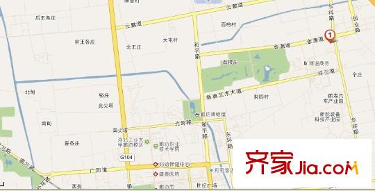 廊和坊?金融街交通示意圖