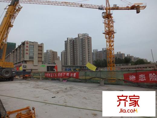 紫金城實(shí)景圖施工現(xiàn)場(chǎng)