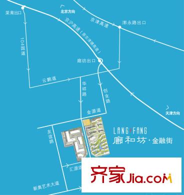 廊和坊?金融街交通圖