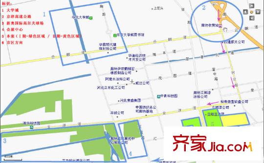 廊和坊?金融街區(qū)位圖