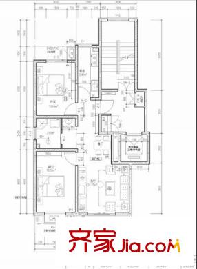 圣玉百呈戶型圖戶型圖 2室2廳1衛(wèi)1廚