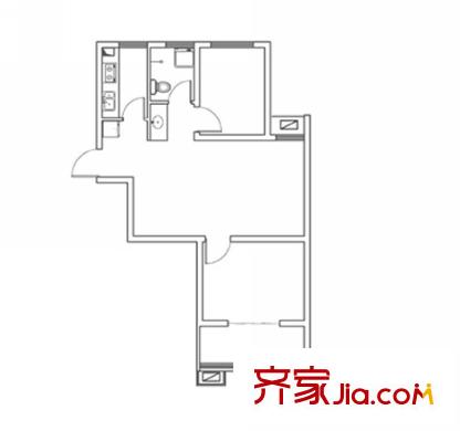 昶友新天地小區(qū)戶型圖2、3單01戶 