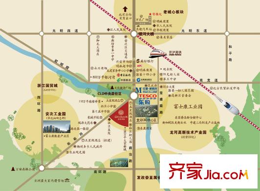 宏程華府交通圖交通配套圖