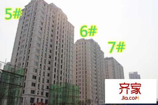 廊坊孔雀城大公館一期5-7#最新工程進(jìn)度（2015.9）