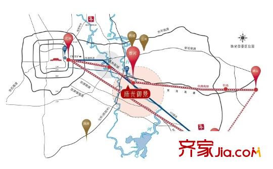 珠光御景交通圖