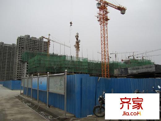 陽光逸墅施工現(xiàn)場（2011.3）