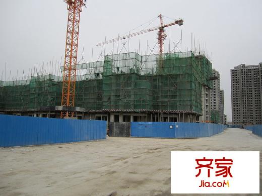 陽光逸墅施工現(xiàn)場（2011.3）