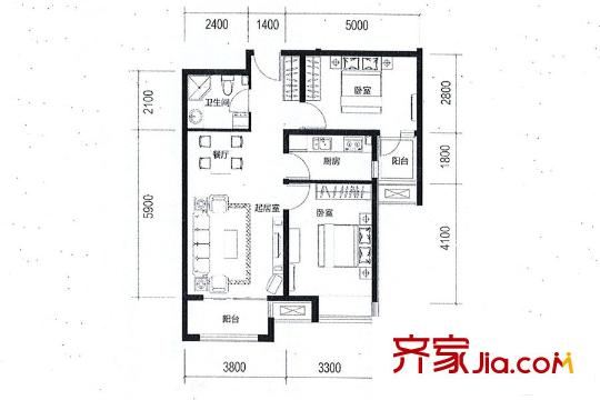 廊坊京汉君庭户型图,装修效果图,实景图,交通图,配套