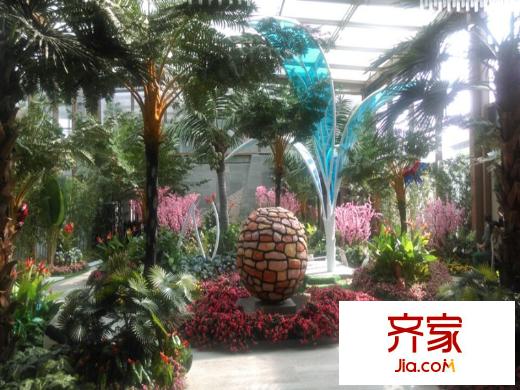 恒大翡翠華庭售樓處園林
