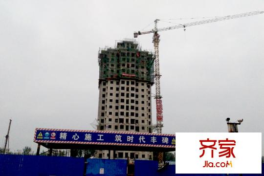塞納榮府94#樓已封頂（2015.10.26）