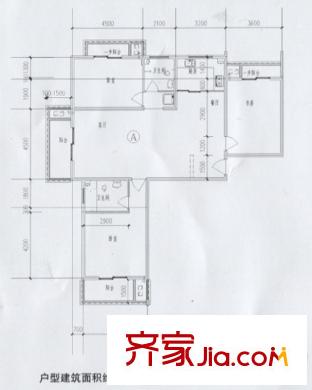 麗水苑標(biāo)準(zhǔn)層B戶型 3室2廳2衛(wèi)1廚