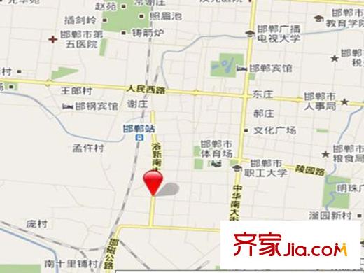 錦江花園交通示意圖