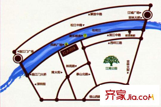 紅大明珠交通圖