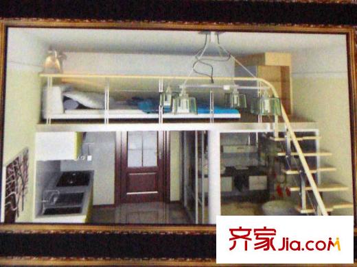 中華明珠戶型圖 1室1廳1衛(wèi)1廚