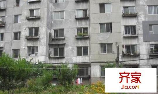 造紙廠公寓樓外景圖
