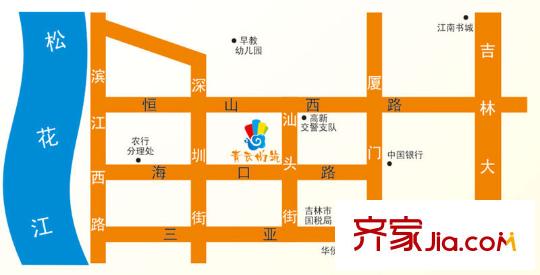 青云尚筑交通圖
