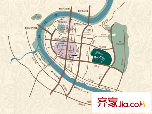綠洲公元交通圖