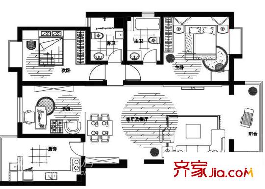 陽光尚都 戶型圖