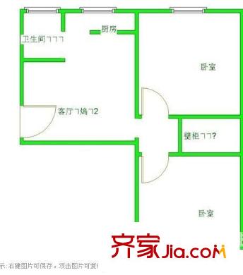 沈鐵雅居 0室 戶型圖