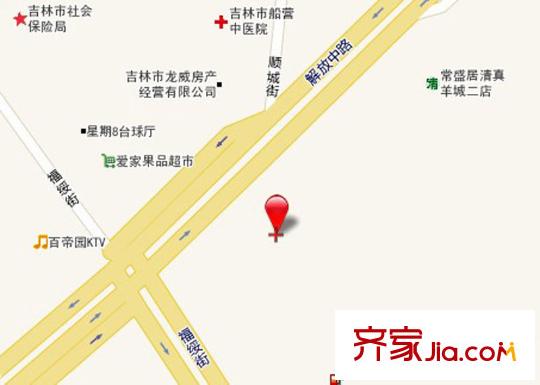 藍山國際公館交通圖（暫時）