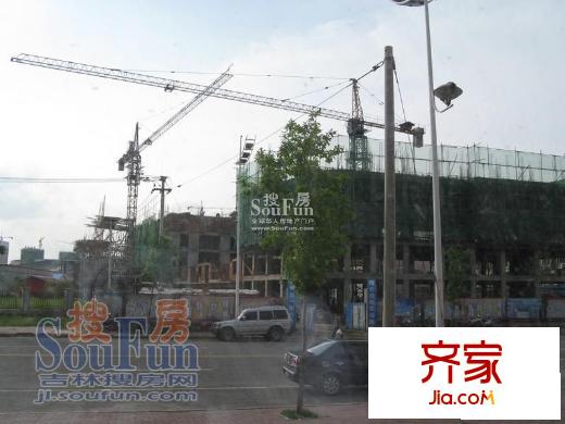瀚邦文苑實景圖5月工程進度