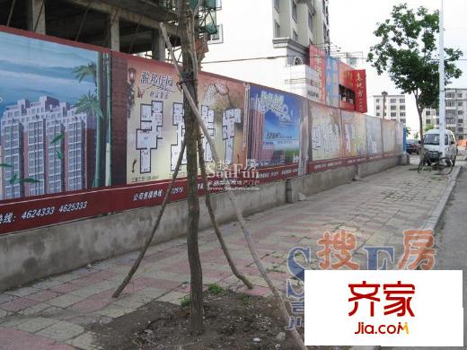 瀚邦文苑實景圖戶外廣告牌
