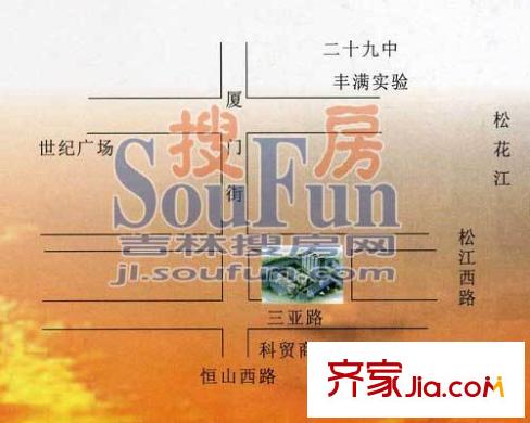 富海麗苑交通圖