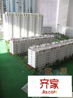 富海麗苑實景圖沙盤