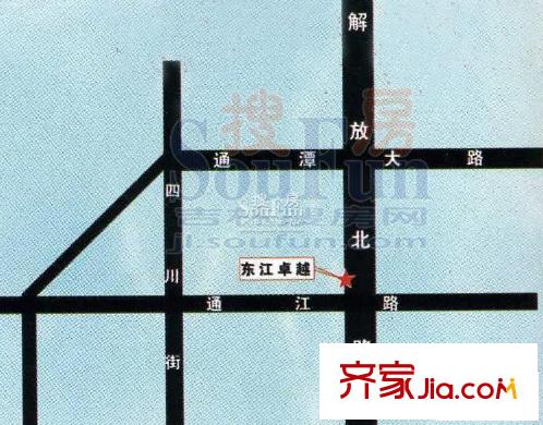 伊利東江卓越交通圖