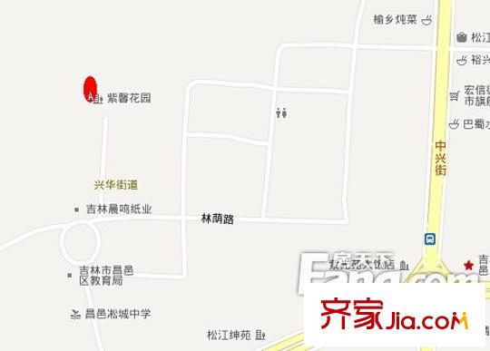 金豐紫馨花園交通圖